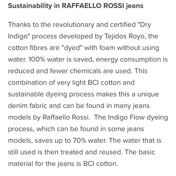 *RAFFAELLO ROSSI European Designer Blue Jean NWT - Picture 11 of 13